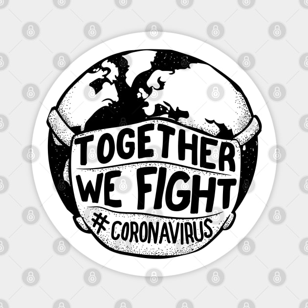 Coronavirus Magnet by skinnyrepublic